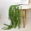 Simulated Willow Branches Plastic Plants Green Rattan Strips Wall Mounted Ceiling Decoration Indoor Outdoor Home Party  Festival