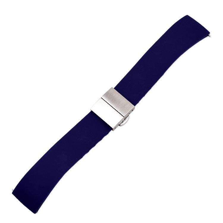 

Premium Silicone Butterfly Buckle Watch Strap with Quick Release - Available in 14mm, 16mm, 18mm, 20mm, 22mm 22mm