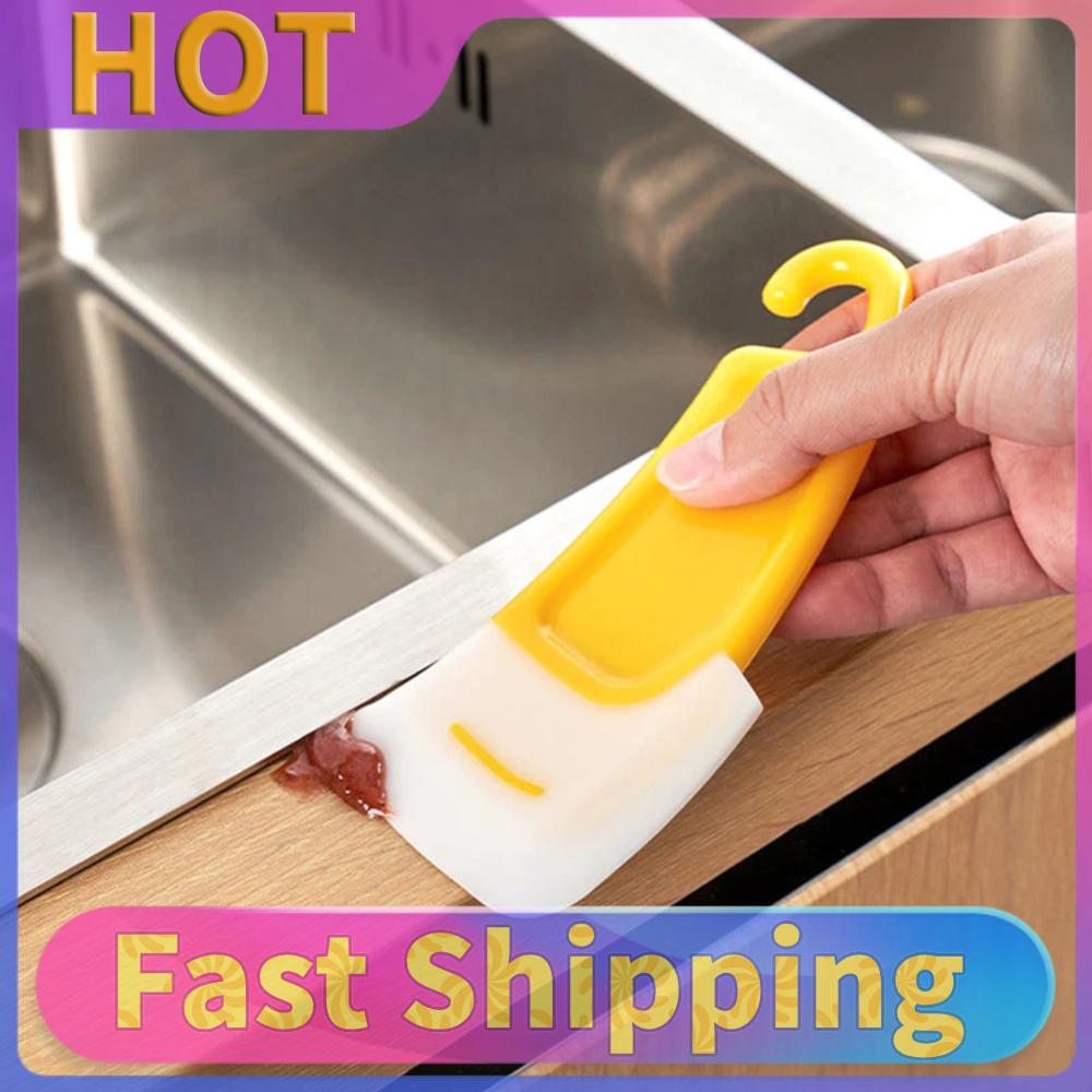 Silicone Bowl Scraper Flexible Bench Scraper Easy To Clean Dish Cleaning Scraping Spatula Kitchen Tools for Baking and Cleaning