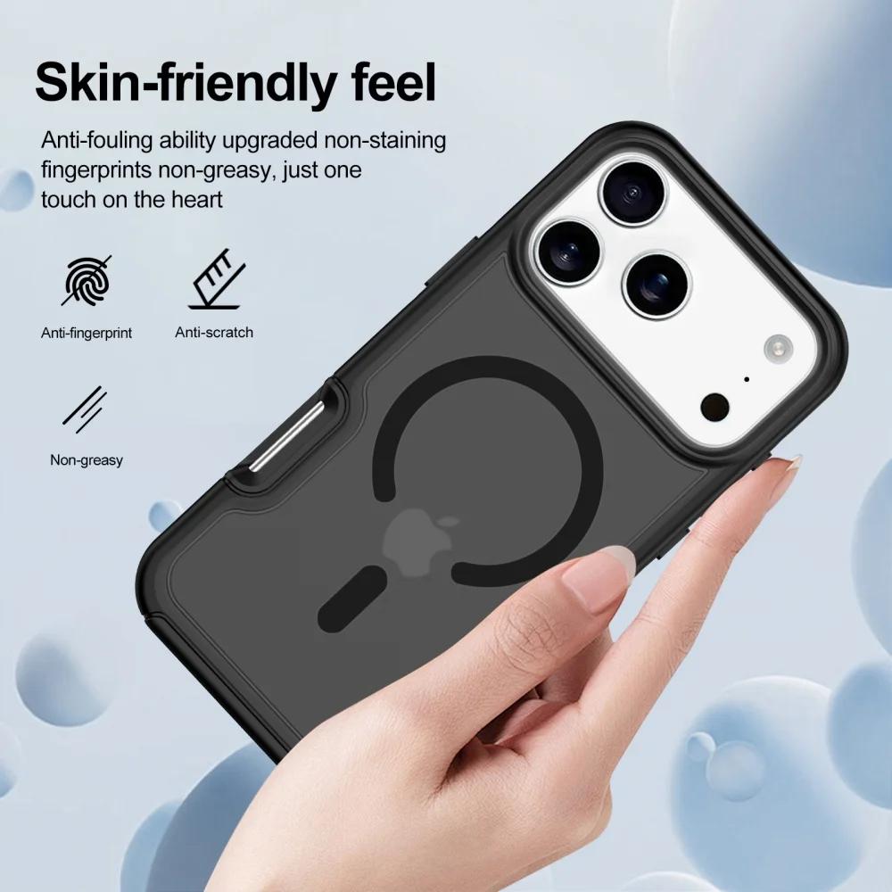 3in1 Heavy Duty Otter Armor Box Defender XT Clear Magnetic Case for IPhone 17 Pro Max Air Transparent Shockproof Bumper Cover