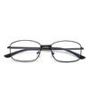Men's Reading Glasses +1.0 +1.5+2.0+2.5+3.0+3.5+4.0 Anti Blue Presbyopic Glasses Black Metal Frame Prescription Glasses