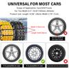 Car Tire Anti-skid Chain Outdoor Snow Emergency Car Snow Universal Anti-skid Ice Breaking Anti-skid Chain Off Road Accessories
