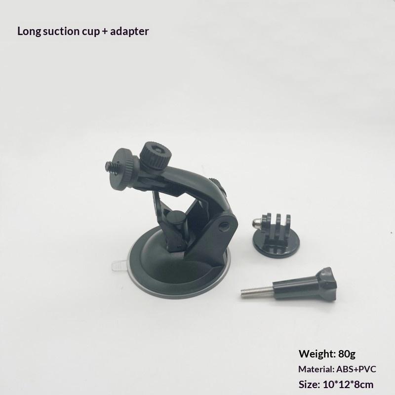 1 Set For 13 12 11 10 360 X3 X4 OSMO Action 5 Pro Camera Suction Cup Mount Car Glass Vehicle Windshield Holder