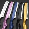Sharp Barber Razors Blade Hair Razor Face Shaver Cut Hair Cutting Fine Thinning Trimming Alloy Shaving Knife Hairdresser Tools