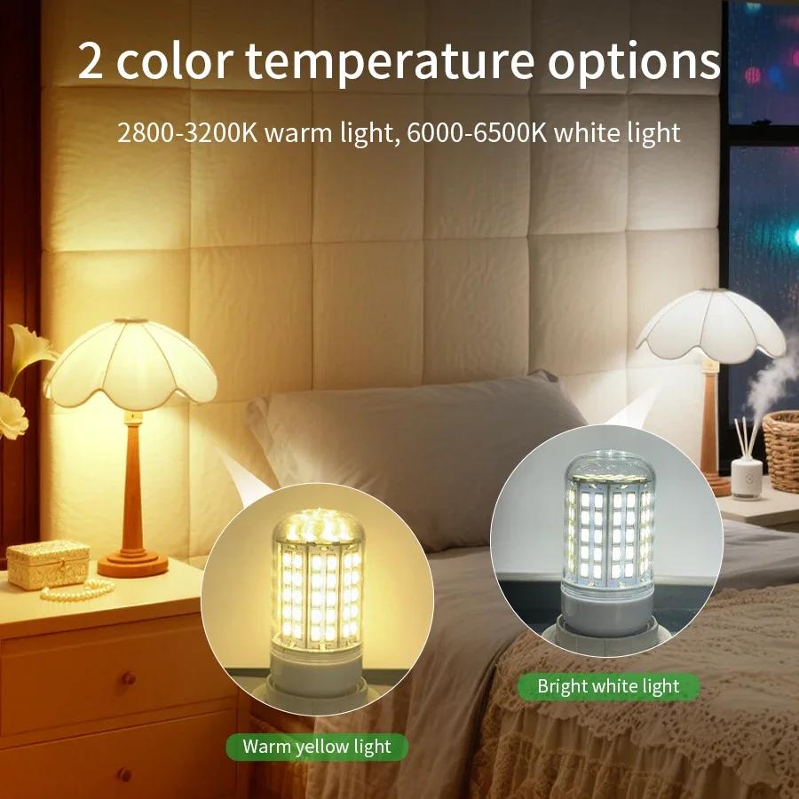 Led Corn Light Bulbs 5730 Smd 220V 240V Led Small Bulb Home Decoration E14 E27 2700K 6500K Warm White