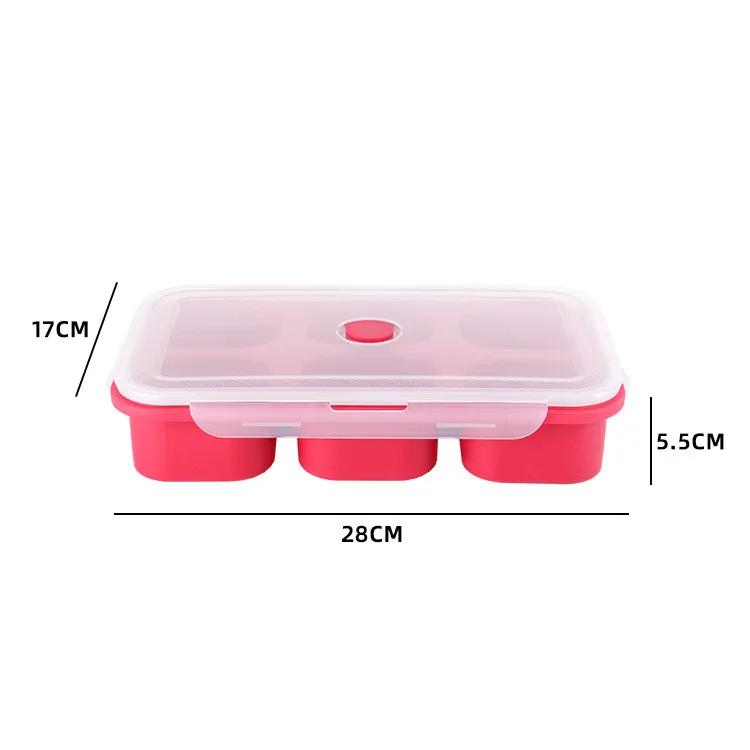 Giant Storage for Food Meal Sauce with Lid Cozinha Silicone Freezer Trays Extra Large Soup Ice Cube Tray Food Freezing Molds