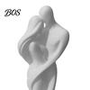 Vielseitige Wohnkultur Abstrakte Menschenkörper-Statue, Weibliche Figur Umarmt Liebe Skulptur, 3D Einteilige Formgebung Einteilige Form Statue für Wohnzimmer