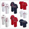Boston Red Sox David Ortiz 34 Baseball Jersey Cotton Sport Tee Men Women Fall Wear