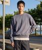 BALLUTE Vintage Long-Rip Sweat Shirts (Navy Pigment)