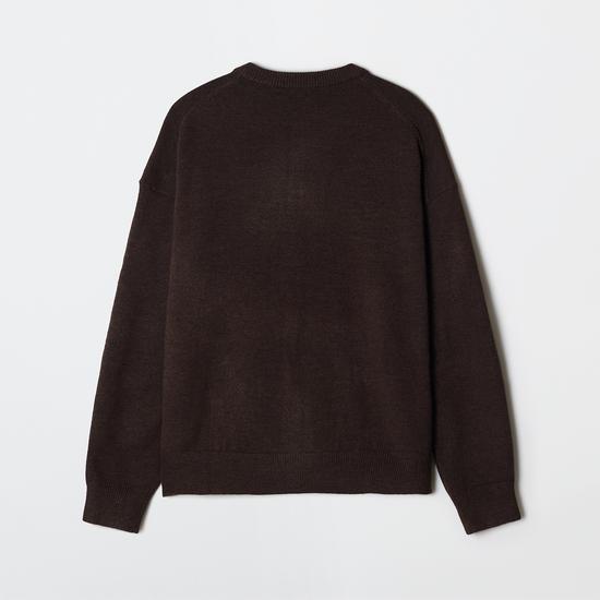 Кардиган Spao Hairly с круглым вырезом SPCKG11C01 L чёрный