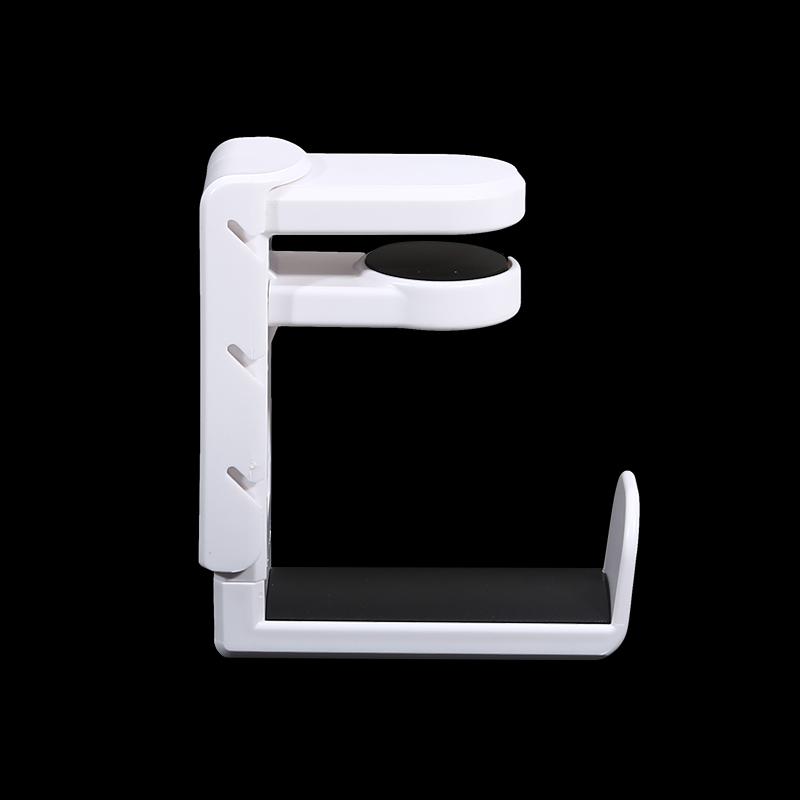 Adjustable Desk Gaming Headphone Stand 1/2/4PCS With Edge Hook Gamepad Headset Hanger Rotation Support Earphone Holder