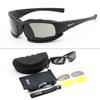 Taktische Brille Militärische Schießbrille Antibeschlag UV-Schutz Winddicht für Outdoor-Sportarten Radfahren Motorrad Jagd