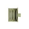 Dior Lady  Fashionable Exquisite Woven Pattern Patent Calfskin Card Holder Women Card Holder Green S0074OVRB-M73H