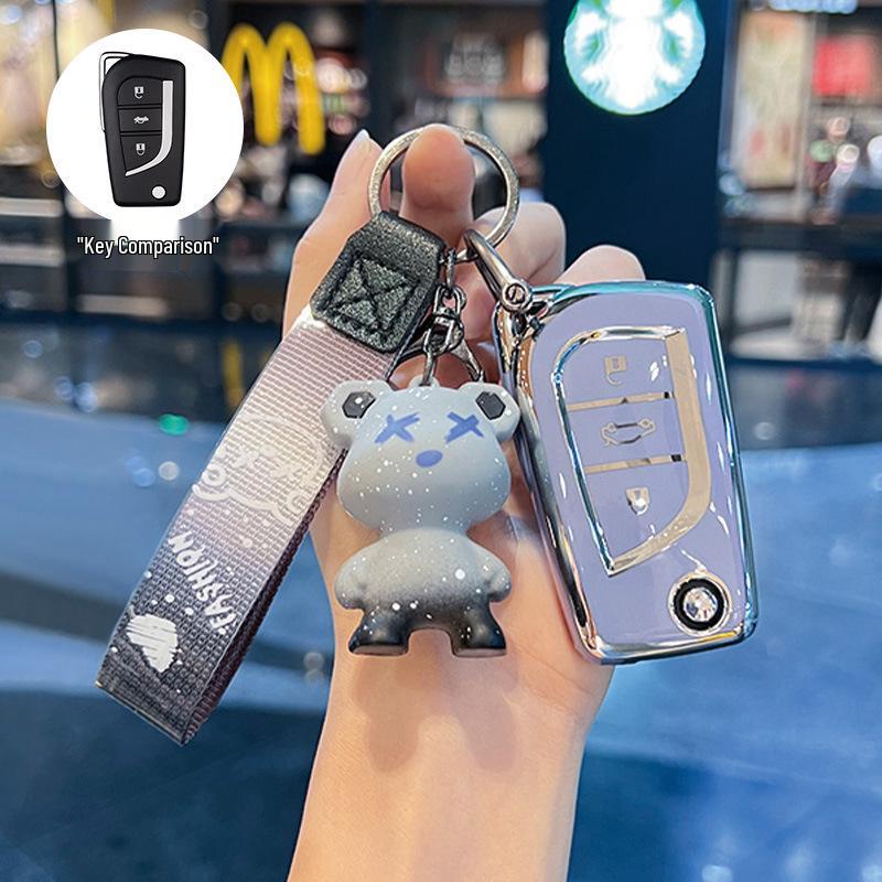 Compatible Key Covers for Toyota Corolla, Levin, Reiz, RAV4, Highlander, Wildlander.