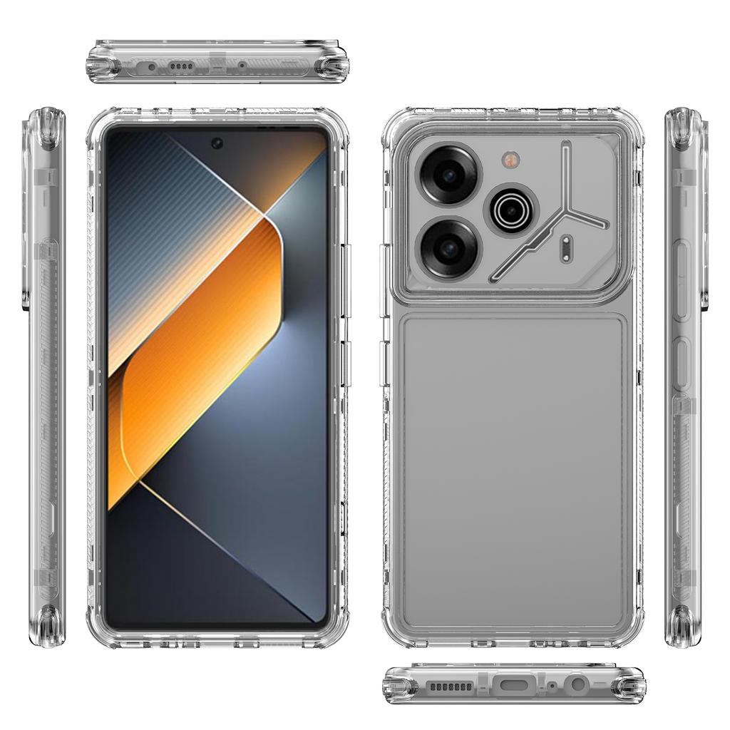 Etui do TECNO Pova 6 Pro 5G L19 Akryl+TPU Pokrowiec na telefon HD Przezroczysty