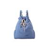 Fashion niche design women's casual backpack college wind lightweight drawstring nylon backpack
