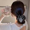 Faux Pearl Floral Hair Scrunchies Elastic Hair Rubber Bands Flower Hair Rope  Hair Accessories