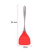 ZISIZ 430 Stainless Steel Red Slotted Spoon Set