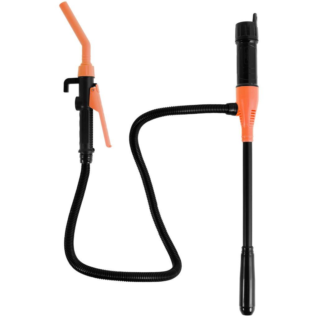 Flüssigkeitstransferpumpe, batteriebetriebene Kraftstofftransferpumpe mit Durchflusskontrolldüse, tragbare Transferpumpe mit 2,4 Gallonen pro Minute