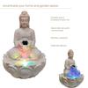 Buddha Statue Water Fountain for Living Room Home Decor Decoration Table Top Indoor Outdoor Gift Gifting Items