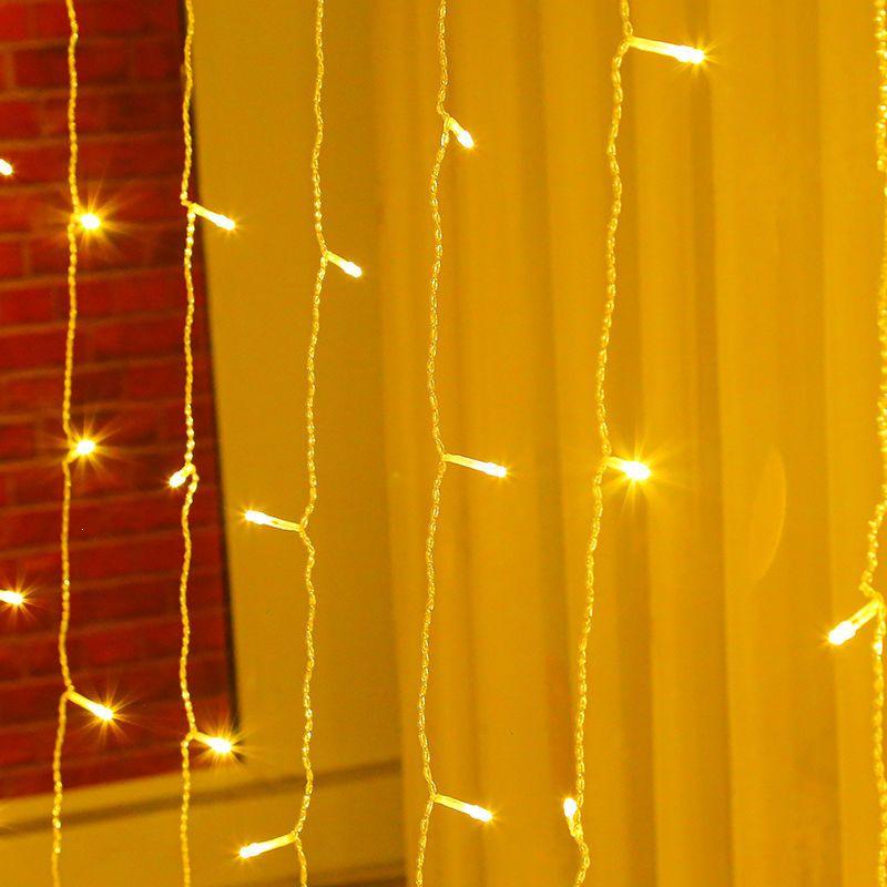 New Waterproof LED Starry Sky Christmas Curtain String Lights