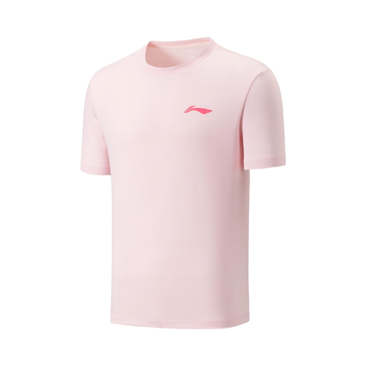 

Li Ning Badminton Series Breathable Crew Neck Logo T-Shirt Unisex Tops AHST347-7 L