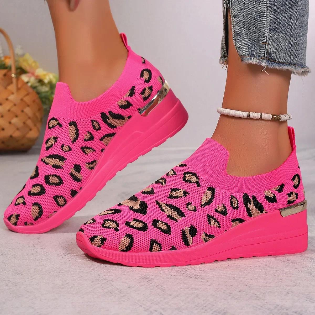 

Женские сетчатые мокасины на танкетке с застежкой-молнией, осенние, новые, на платформе, с круглым носком, повседневная спортивная обувь, женская мода, дышащие, одинарные туфли 40