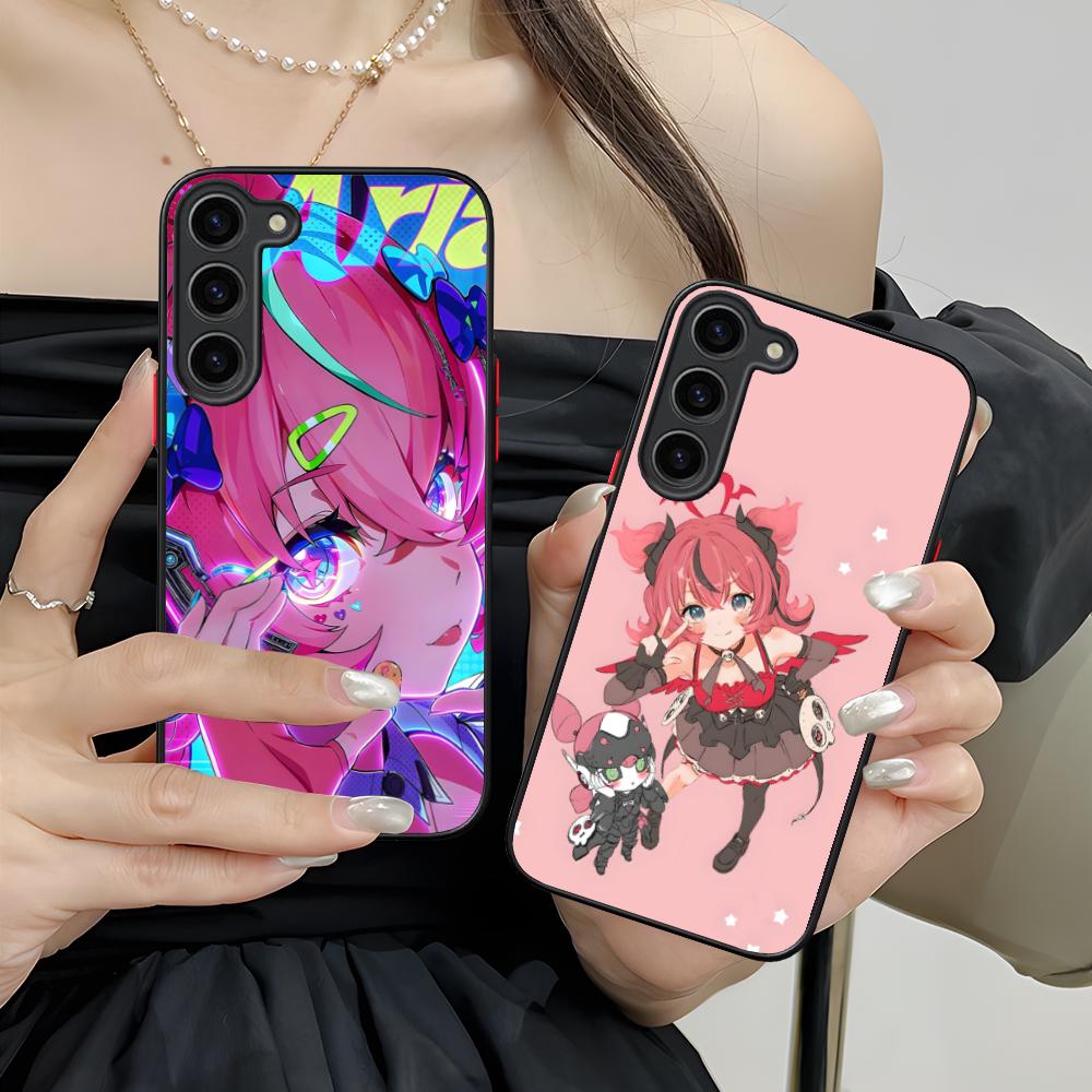 Zenless Zone Zero Aria Silicone Mobile Phone Case for Samsung Galaxy S26 S25 S24 S23 S22 S21 Plus FE Ultra Colorful Cover