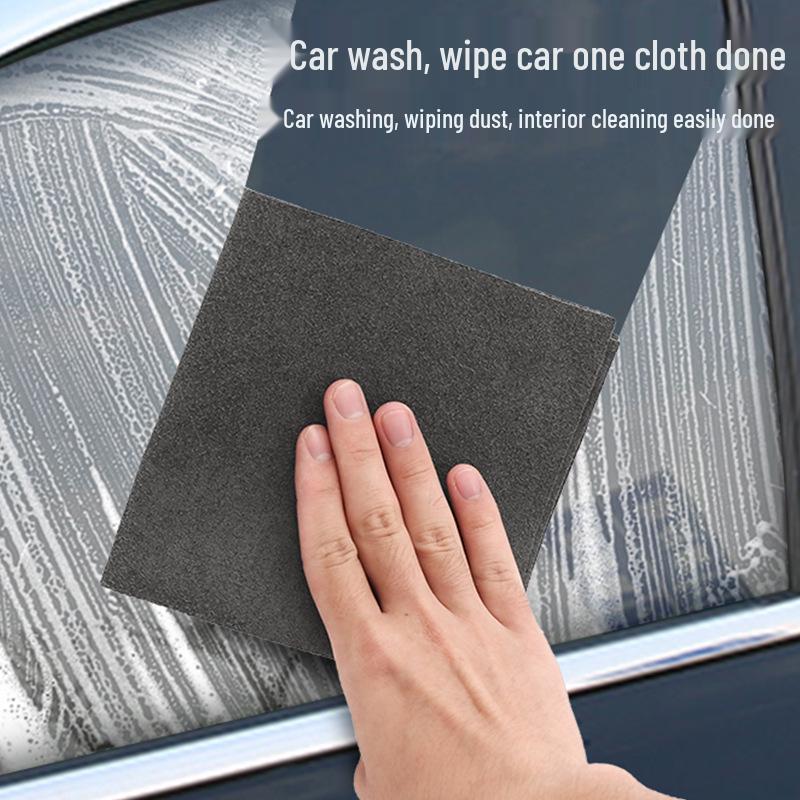 Magisches Saugfähiges Glas Tuch: Dickes, spurenloses, fleckenfreies Spiegelwischertuch für Zuhause