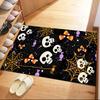 Skull With Headphones Artwork Floor Mats for Living Room, Bedroom and Room Decoration Are Suitable for Gifts.
