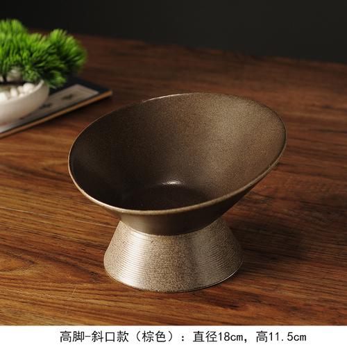 Flower Shape Ceramic Plate Refreshment Tray Tall Feet Dessert Cake Pan Fruit Tray Decorative Plate Dried Fruit Snack Plates Dish