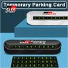 Car Temporary Parking Card Phone Number Plate Telephone Number Park Stop for TRD GR Toyota Yaris Camry GT86 Crown Reiz Corolla Prada Alphard