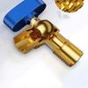 All Copper Thicken Angle Valve Ball Core Hot and Cold Triangle Switch G1/2 4 Points Water Heater Toilet Large Flow Ball Valve