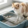 Stainless Steel Cat Litter Scooper High Hardness Smooth Sifting Holes Shovel for Cat Litter Box Pet Care Tools
