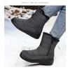 Women's Cotton Shoes Winter New Style with Plush and Thick Snow Boots, Waterproof and Anti Slip, One Foot Cotton Boots