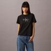Classic Monologo Crew Neck 47B864G S BLACKUB1 [Calvin Klein] T-Shirt
