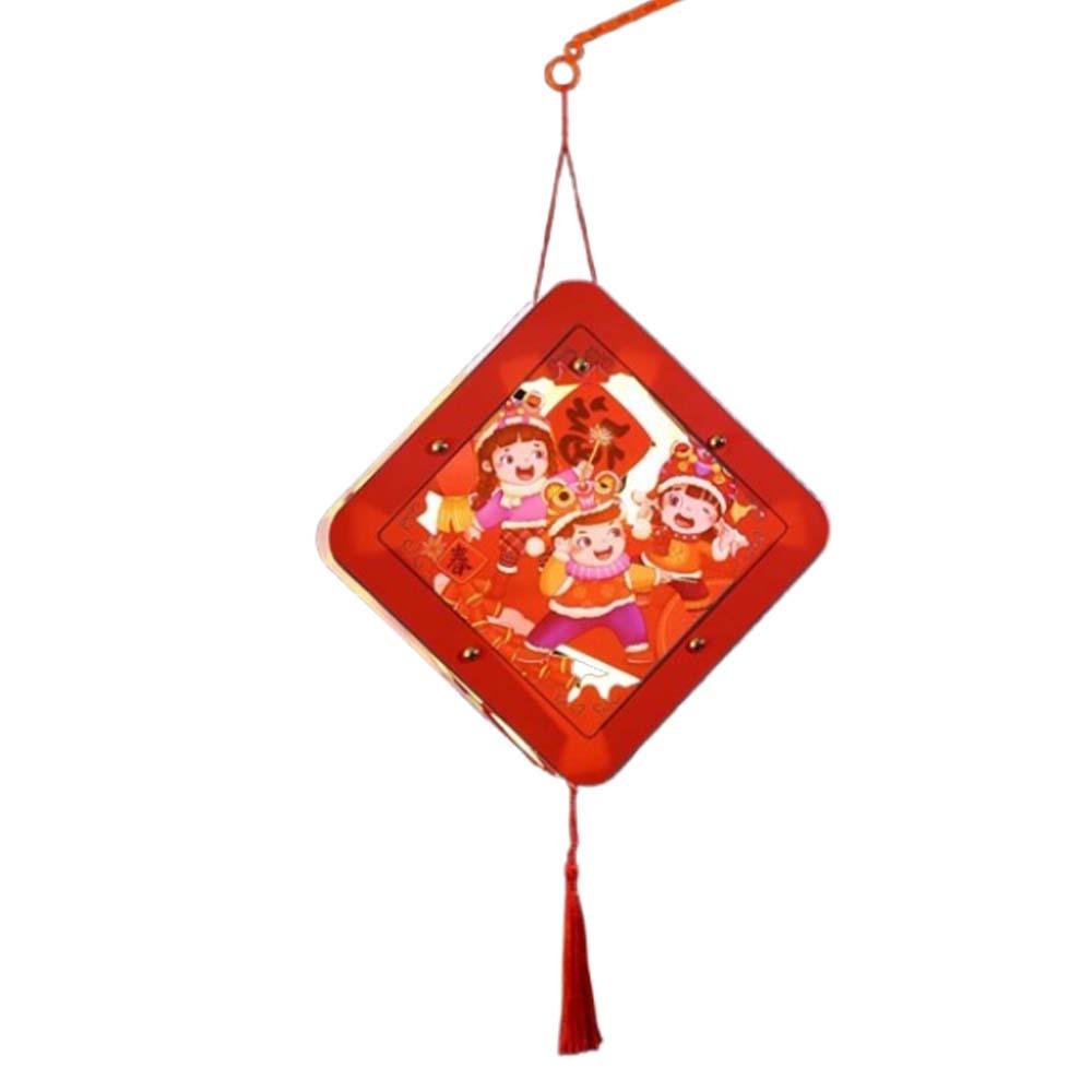 Traditional Chinese Snake Portable Lantern Paper Spring Festival Lantern Home New Year Decoration