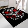 Skull Wings Engine Power carpet Suitable for all seasons printing Protective pad Office chair cushion Fashion