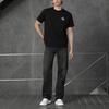 Calvin Klein Letter Logo Regular Fit Casual Crew Neck Short Sleeve T-Shirt Unisex Tops Black 4RAB213-UB1
