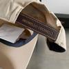 Italian Classic Men's Embroidered Leather-Linen Baseball Duckbill Cap