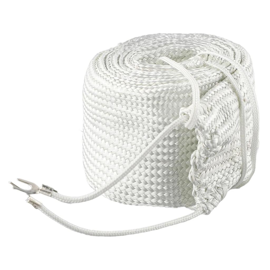 Glass Fiber Heating Tape High Temperature Pipe Insulation Glass Fiber Heating Hot Ribbon 220V 450 ℃  Electric Heater Wire Band