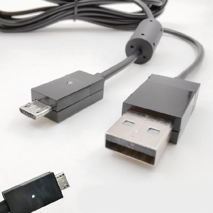 Charging Cable with Indicator Light Magnetic Rings 108inch Data Transfer Cord for Controller Charging Wire Power Cable