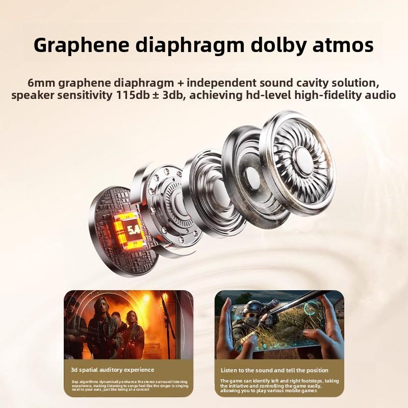 2026 Sleep Headphones Side Sleeping Without Pressure Earphone Noise Cancellation Waterproof in-Ear Wireless Bluetooth