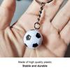 12PCS Simulation Design Soccer Ball Keychains Mini Size Sports Ball Key Ring  For Event Giveaways
