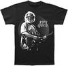 Jerry Garcia Porträt Grafik Schwarz T-Shirt