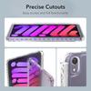 For iPad mini (2024)/(2021) Case Corner Protection Clear Acrylic+TPU Tablet Cover