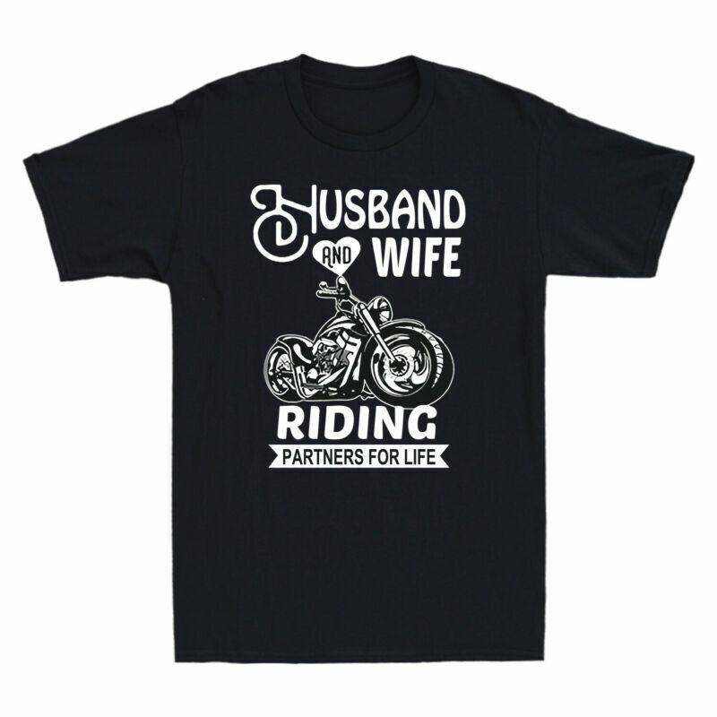Wife Tshirt Motorcycle Husband Life Funny For Lover Partners Unisexs Riding And S
