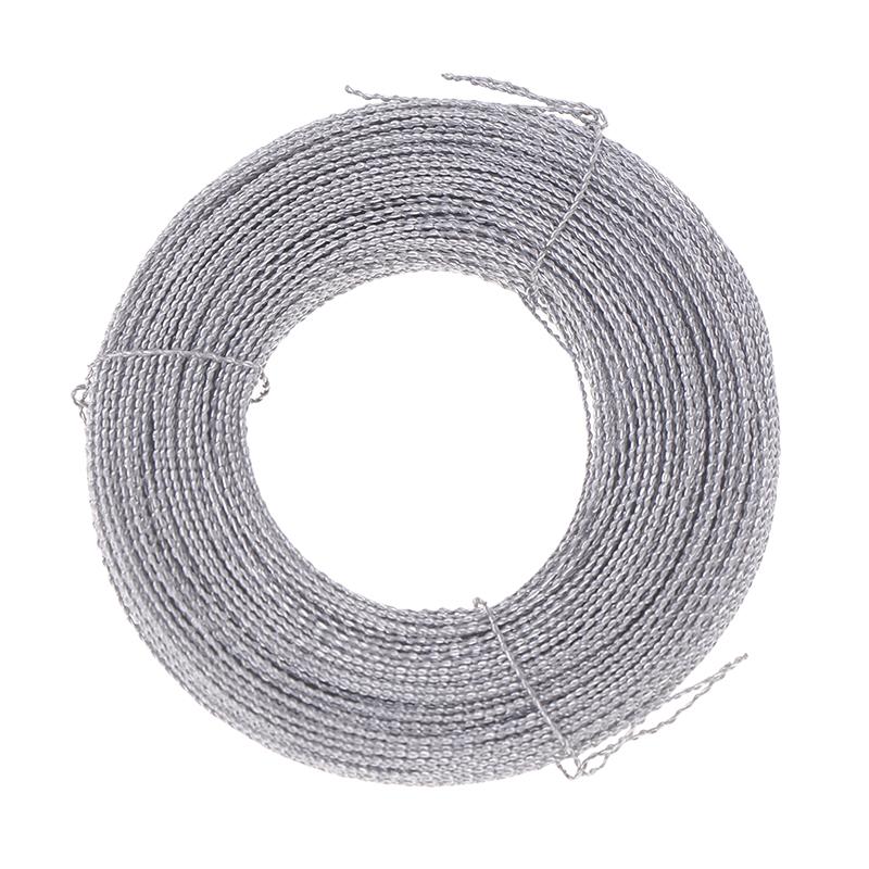 Conjunto de Fivelas de Selo de Chumbo para Medidor Elétrico Amplamente Utilizado Fio de Ferro Selagem com Chumbo Fio de Selagem Duas Partes 40M/Rolo