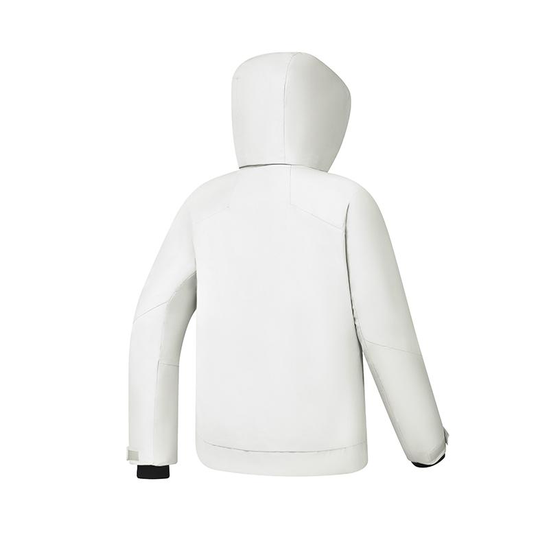 Fila Warm Versatile Hooded Long Sleeve Down Jacket Women Outerwear White-Jade A11W446907F-WT