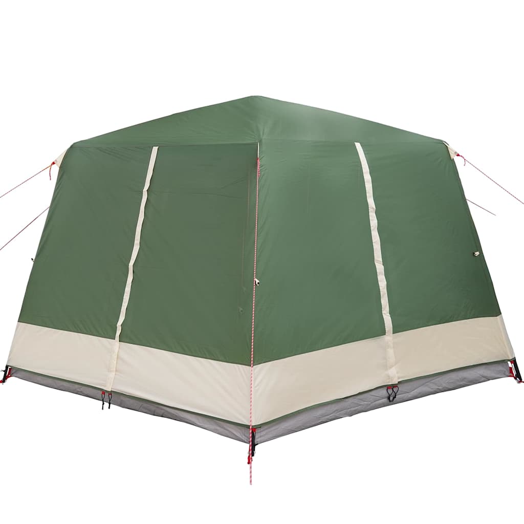 7 Person Family Tent with Roof Green 400 x 350 x 212 cm